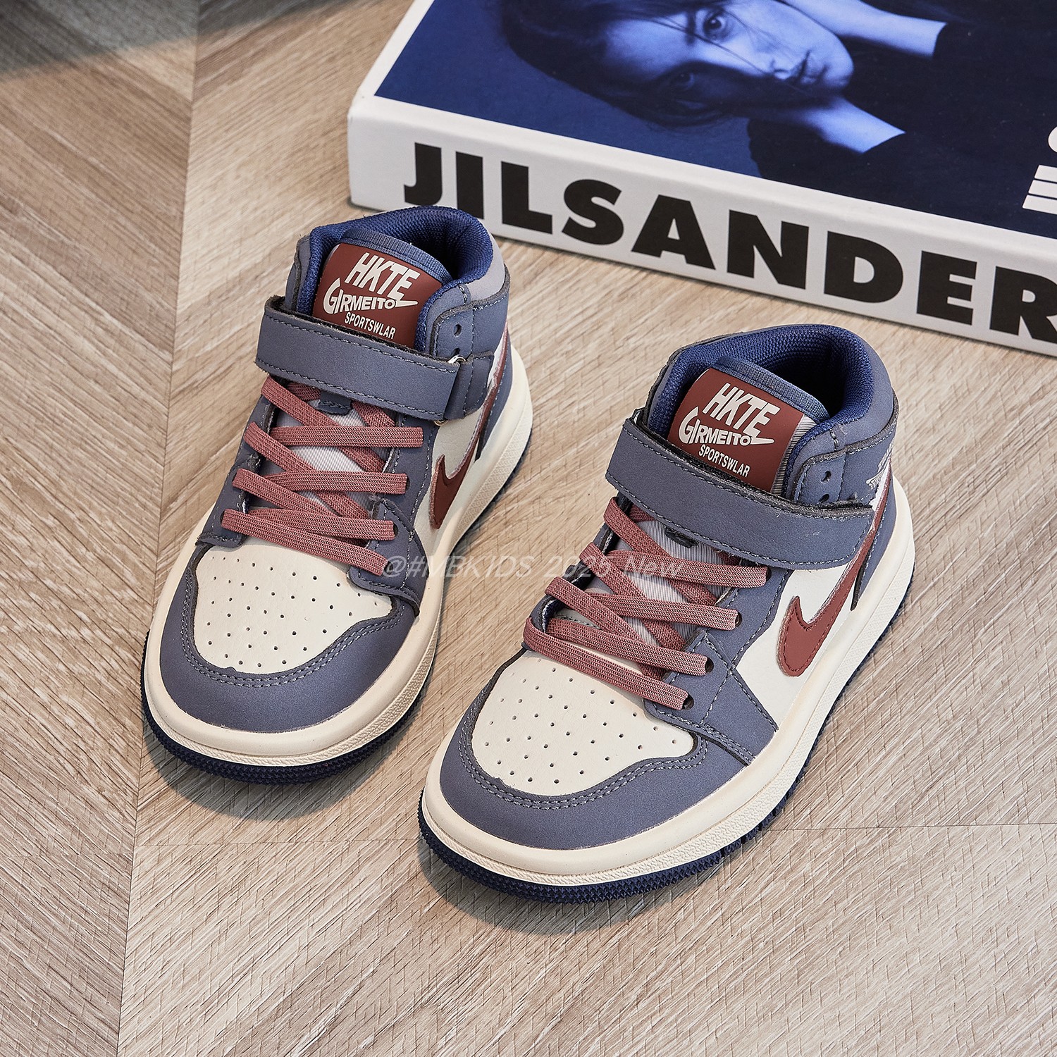 儿童运动鞋2025新款秋季高帮加绒