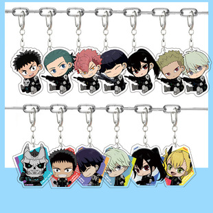怪兽8号 日比野卡夫卡 亚白米娜 鸣海弦市川莱诺亚克力钥匙扣挂件