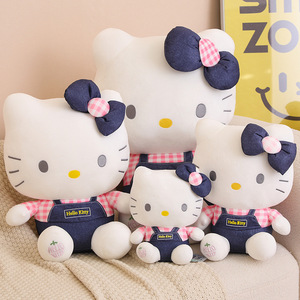 正版凯蒂猫公仔毛绒玩具kt猫玩偶可爱猫咪hellokitty儿童生日礼物