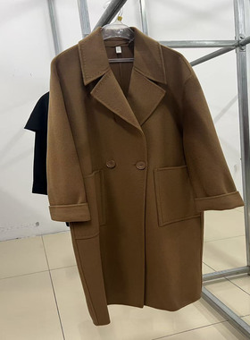 商场撤柜大特卖034S002羊毛羊绒双面呢2025冬季新款女大衣