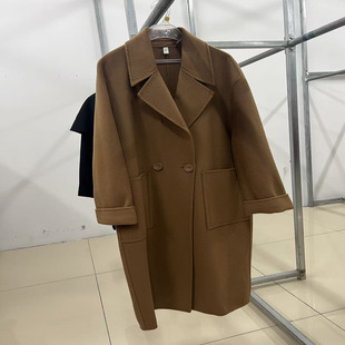 商场撤柜大特卖034S002羊毛羊绒双面呢2025冬季 女大衣 新款