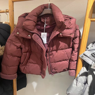 连帽短款 宽松时尚 新国标90白鸭绒羽绒服 清仓捡漏韩版 203R088反季