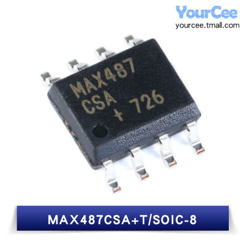 原装贴片 MAX487CSA+T MAX487ESA+T SOIC-8 RS-422/RS-485收发器