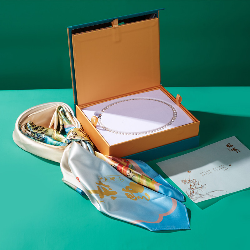 Yuansheng natural freshwater Pearl Necklace Genuine selection 7-8mm Steamed buns Mother's Day Send mom Gift boxin the Jewelry/Diamond/Jade/Gold , Natural pearls (New) , Choker  category - from Buy2taobao.com to provide professional Taobao agent buy service