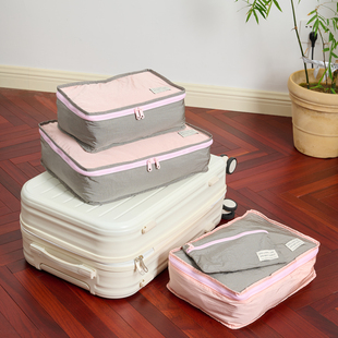 newyogo芭比拼接旅行收纳套装衣物分类包行李箱分装袋子出行防水