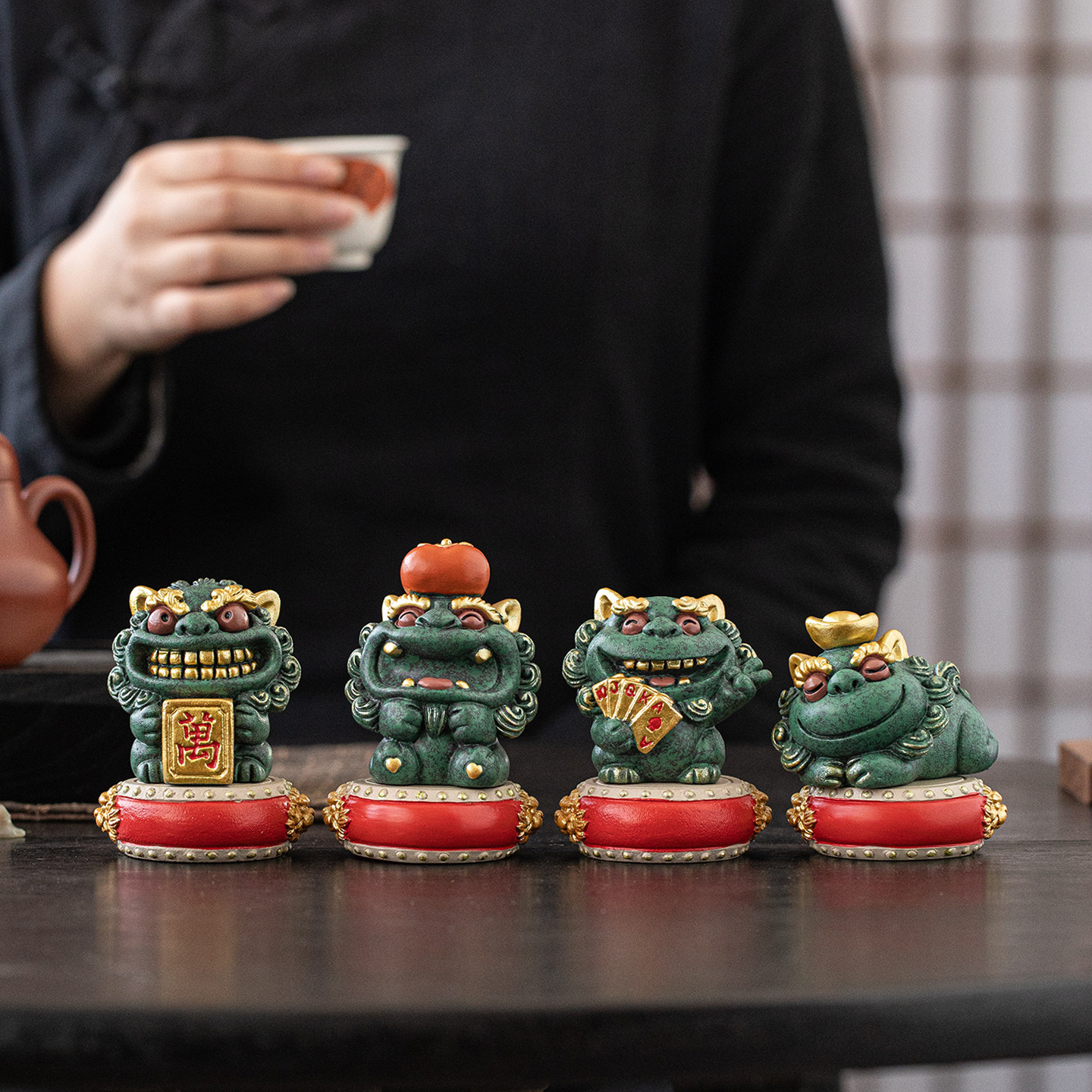 新中式万事顺遂招财貔貅桌面摆件家居客厅玄关装饰品创意生日礼品,家居饰品,桌面摆件,淘宝优惠券,粉丝福利购,淘宝优惠卷