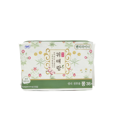 韩国lg贵艾朗贵爱娘38祛异味护垫