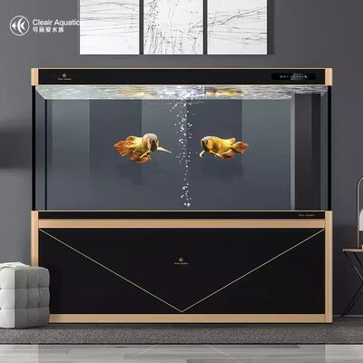 Cleair可丽爱AC1D/AC1G中大型1米客厅生态玻璃鱼缸公司新款水族箱
