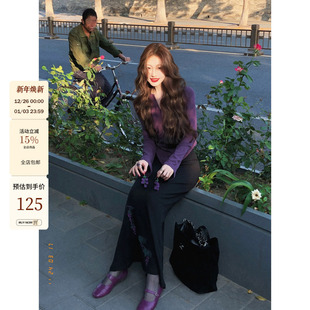 女秋季 吃绿色菜 气质显瘦v领上衣舒适针织衫 百搭系列2.0 经典