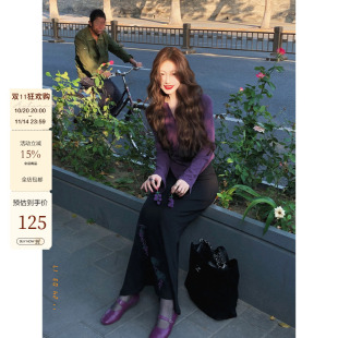 女秋季 吃绿色菜 气质显瘦v领上衣舒适针织衫 百搭系列2.0 经典