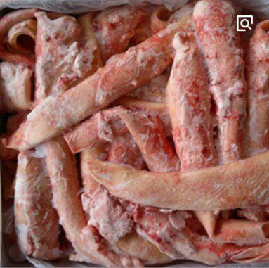 冷冻牛心管牛无油干净牛杂火锅烧烤食材牛血管1斤 带冰