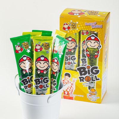 韩国进口烤海苔卷即食脆紫菜