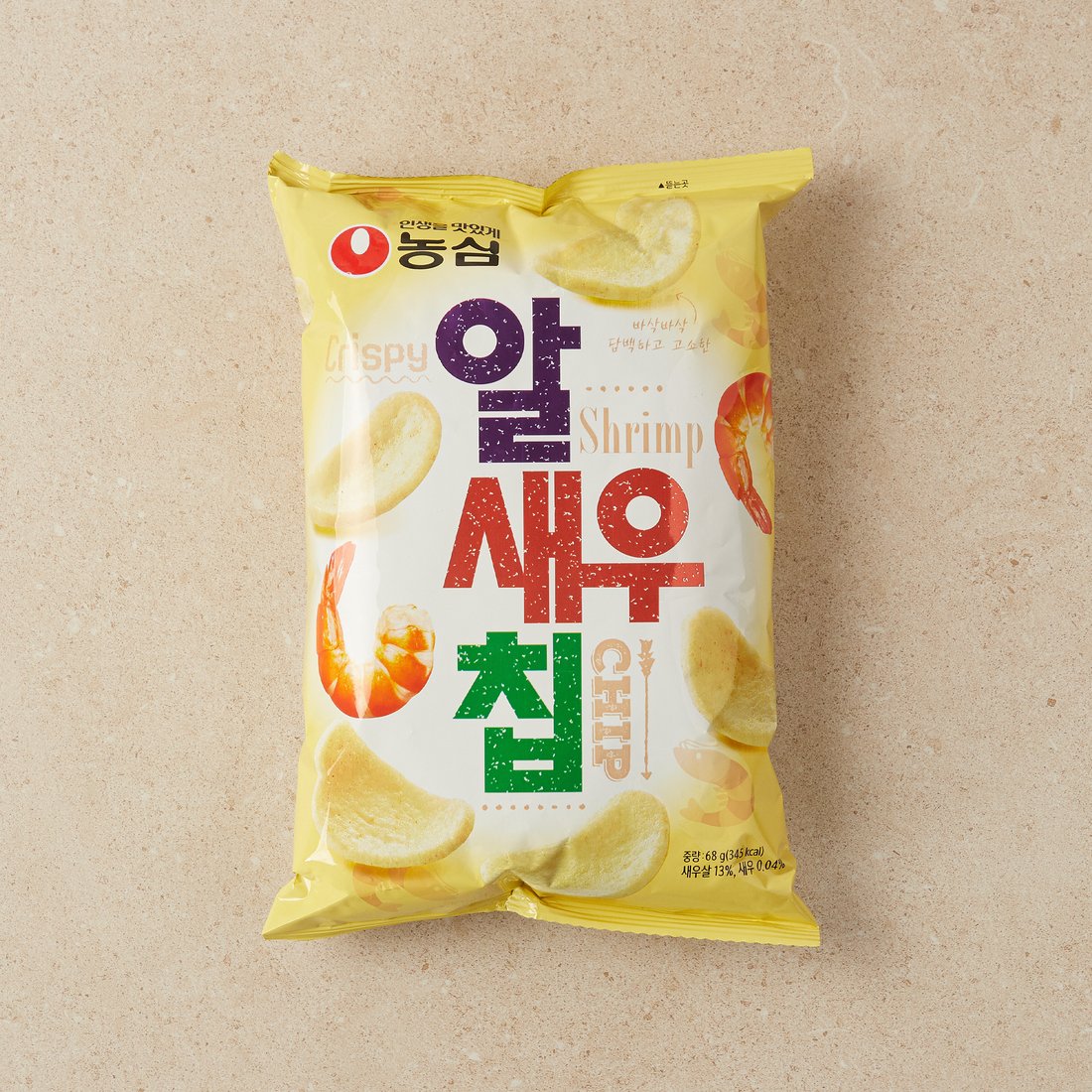 韩国进口农心原味鲜虾片膨化食品办公室追剧韩剧休闲解馋零食