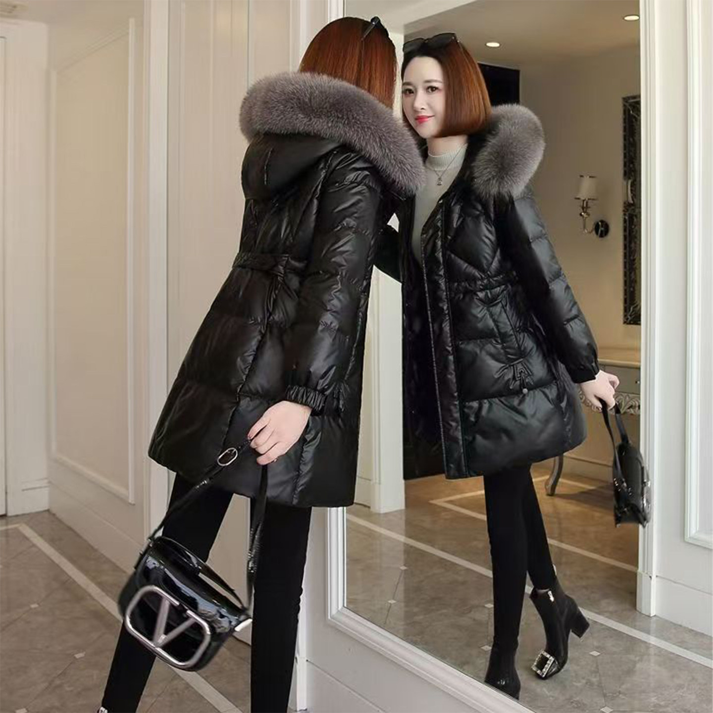中长款加厚棉衣外套棉服保暖