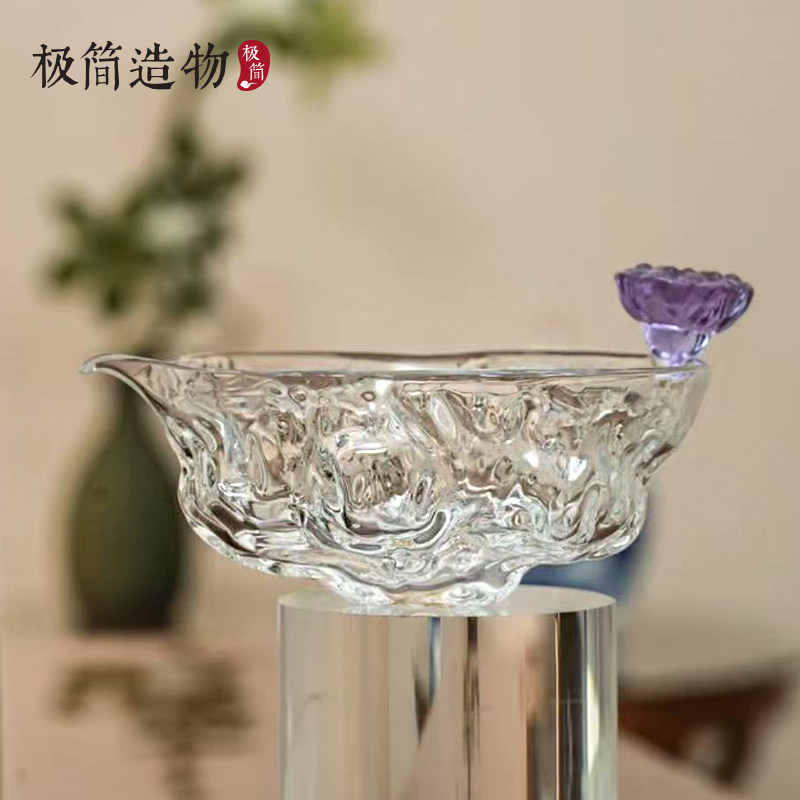 爱莲说玻璃公道杯分茶器泡茶公杯