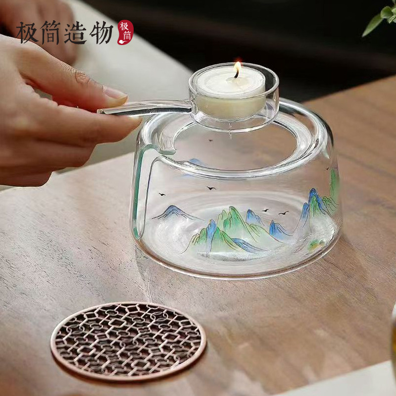 琉光温茶炉火炉蜡烛加热保温底座暖茶器烘茶炉围炉煮茶玻璃温茶器,餐饮具,茶道/零配,淘宝优惠券,粉丝福利购,淘宝优惠卷