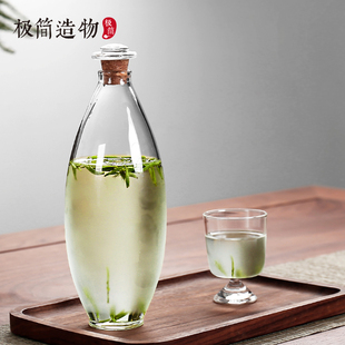 水滴北欧冷水壶凉水壶玻璃杯茶水壶冷泡茶瓶冷萃杯冷泡杯果汁茶叶