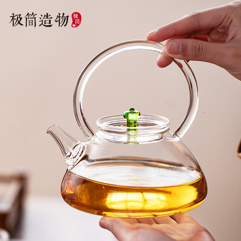 耐高温高硼硅玻璃茶壶
