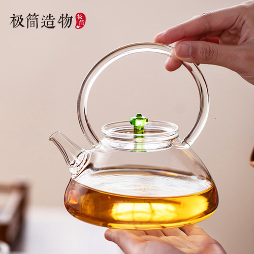 耐高温高硼硅玻璃茶壶