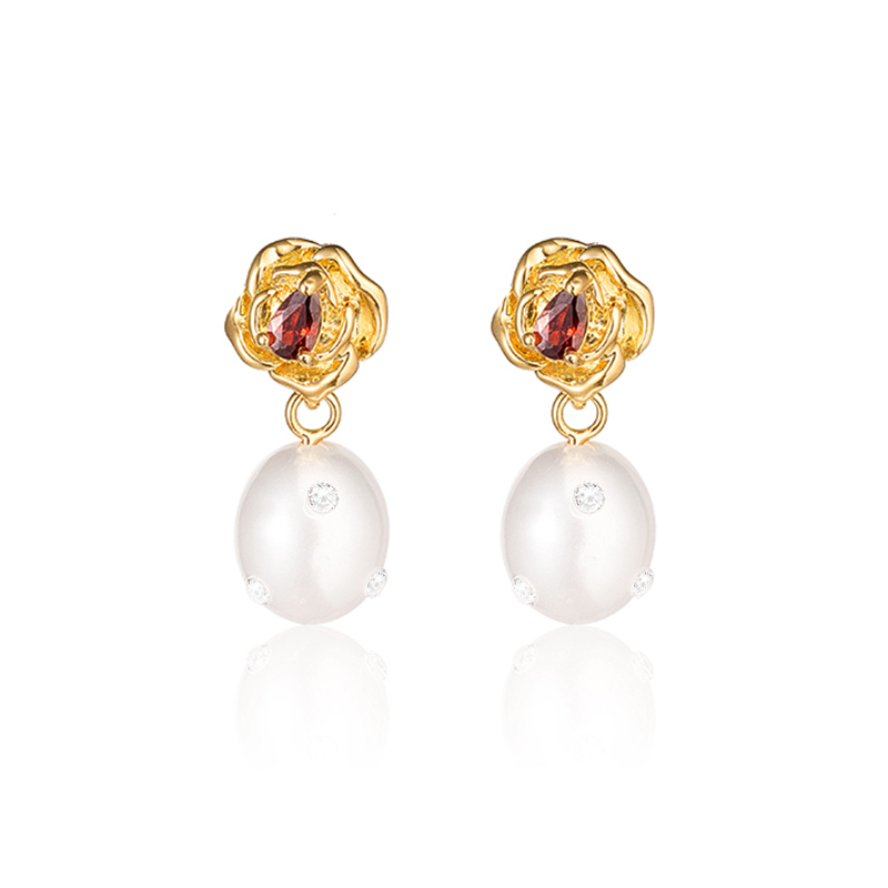 EVESENSE原创设计玫瑰耳环