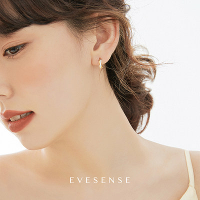 EVESENSE轻奢天然贝母hoop耳圈
