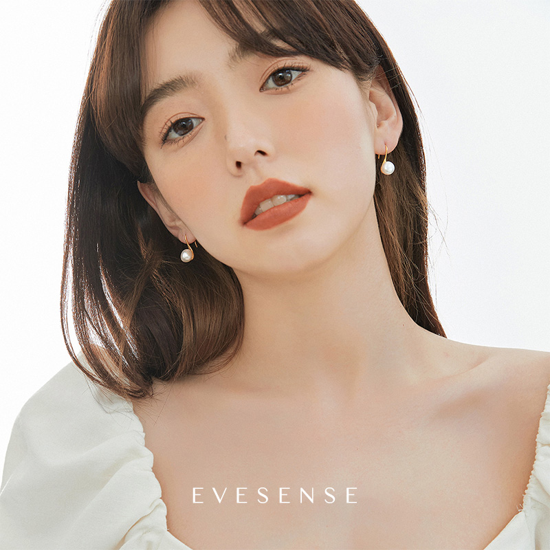 EVESENSE法式天然珍珠小音符耳饰