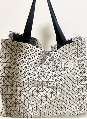 三zhai～硅胶几何三角托特包 男女同款斜挎包