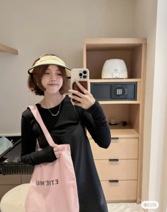 etre miu 日本蝴蝶结遮阳帽沙滩UVcut防晒空顶帽