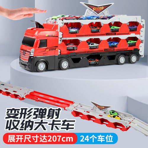 儿童玩具礼物合金工程货柜小汽车