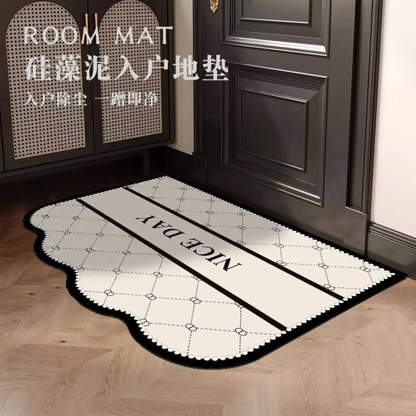 高级入户门地垫2025新款硅藻泥免洗玄关地毯进门口脚垫耐脏可裁剪,居家布艺,入户地垫,淘宝优惠券,粉丝福利购,淘宝优惠卷