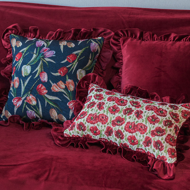 美式抱枕复古轻奢高级靠枕腰枕客厅沙发靠背双面抱枕套办公室靠垫,居家布艺,靠垫/抱枕,淘宝优惠券,粉丝福利购,淘宝优惠卷