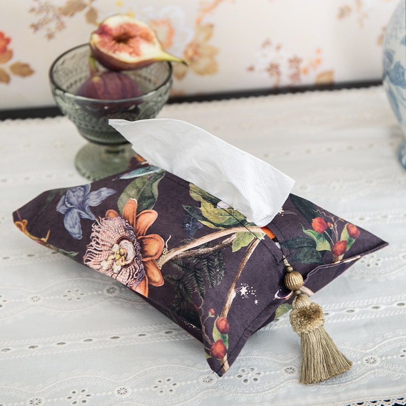 美式布艺纸巾盒客厅茶几纸巾套摆件家用纸巾袋抽纸盒收纳盒装饰,收纳整理,纸巾盒,淘宝优惠券,粉丝福利购,淘宝优惠卷