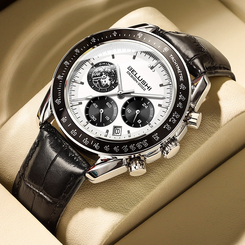 2022新款瑞士十大品牌手表男士石英机械表商务潮流高中学生款防水