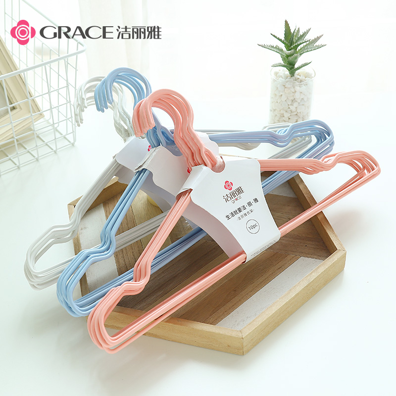 洁丽雅衣架100支家庭装