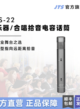 JTS JS-22专业舞台大合唱电容麦克风话筒乐器拾音器