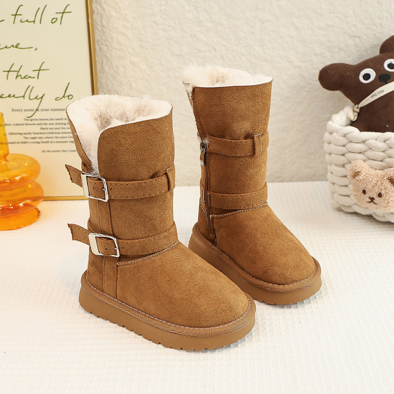 女童雪地靴加绒儿童长筒靴冬季2025新款女孩大棉鞋高筒靴子雪地鞋,童鞋/婴儿鞋/亲子鞋,雪地靴,淘宝优惠券,粉丝福利购,淘宝优惠卷