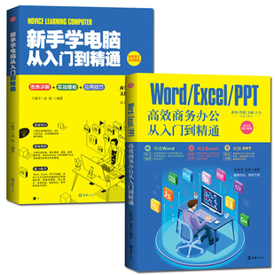 ppt从入门到精通函数公式 excel 大全表格制作office计算机应用基础自学电脑入门办公****自动化教程书零基础办公应用书 全2册word