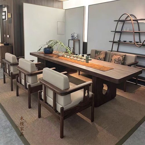 实木2026新款大板茶桌高端茶台