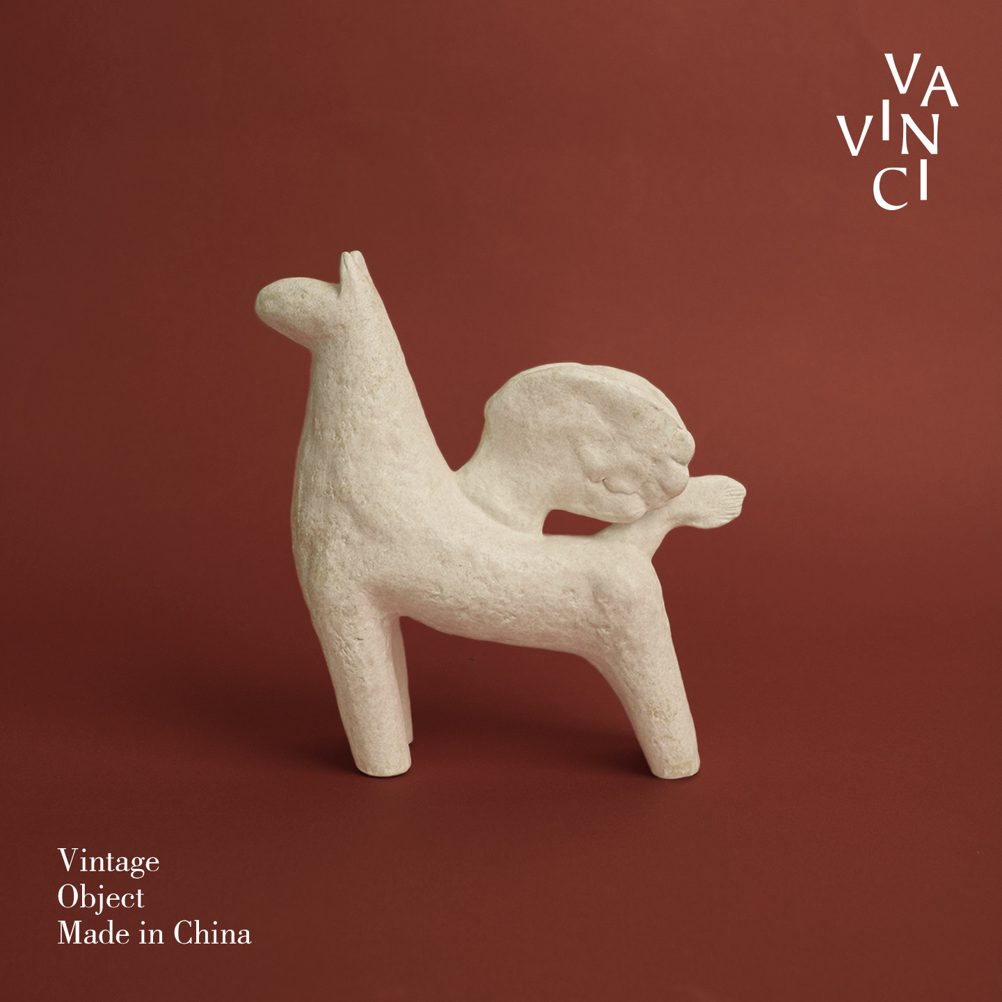 梵其复古陶瓷飞马造型装饰摆件样板间办公室书柜小众设计感工艺品,家居饰品,装饰摆件,淘宝优惠券,粉丝福利购,淘宝优惠卷