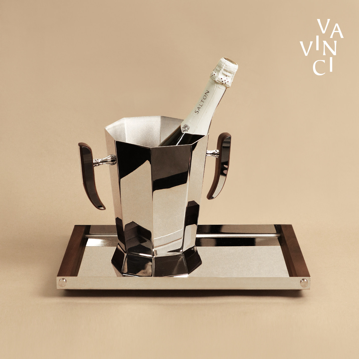 现代轻奢不锈钢冰桶香槟桶