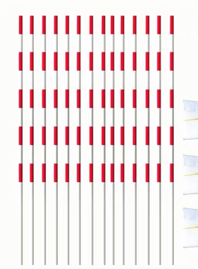 排球标志杆 标志带 排球比赛气排球玻璃钢杆1.8米小头标志线10mm