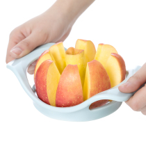 Apple cutting artifact flower 430 stainless steel large apple peeled, cored and cut into pieces