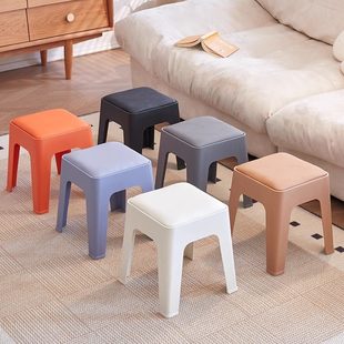 日本小凳子矮凳坐凳家用结实舒适久坐现代简约沙发软包板凳换鞋凳