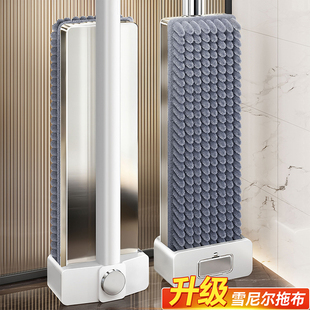日本雪尼尔平板拖把家用一拖净干湿两用免手洗布懒人拖地清洁神器