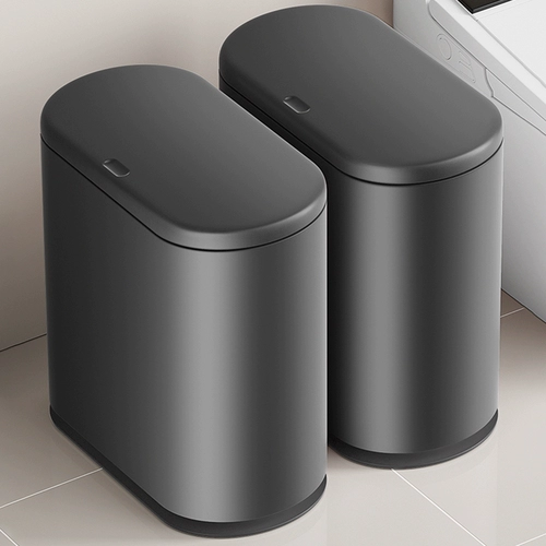 Японское черное высококачественное мусорное ведро для гостиной для домашнего использования