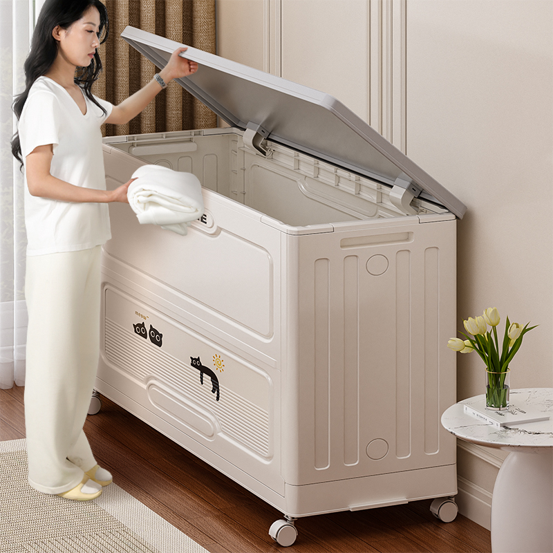 衣服收纳箱翻盖家用大容量超大