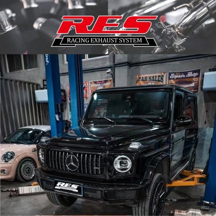 RES排气管25款奔驰G63/G500 4.0T/W465专用无损改装电子阀门尾段