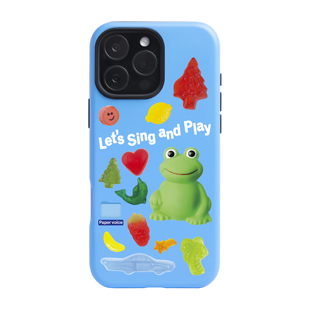 Paper 全包磨砂 voice软糖跳跳蛙手机壳韩国进口菲林磁吸二合一适用于苹果iPhone17高级小众原创ins风不撞款