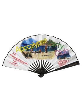 PAPERVOICE原创便携折扇夏日纳凉扇子创意双面凉扇礼物复古美式