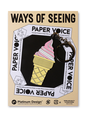 PAPER VOICE 棒棒糖锌合金钥匙扣 金属挂件书包挂饰 原创创意礼物